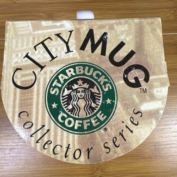 Vintage Starbucks Coffee Tea Mug Cup 1994 Waikiki CITY MUG Collector Series - Picture 6 of 7